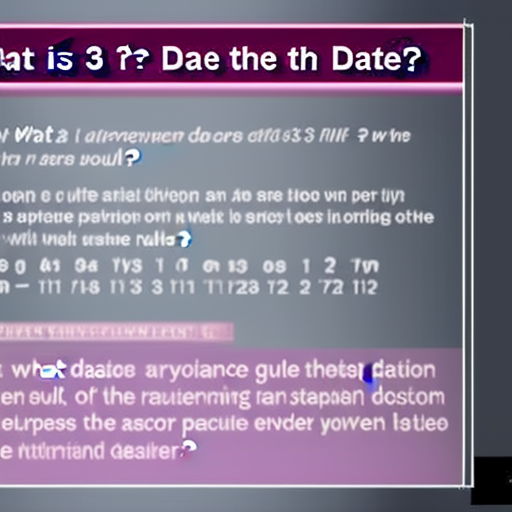What Is The 3 Date Rule?
