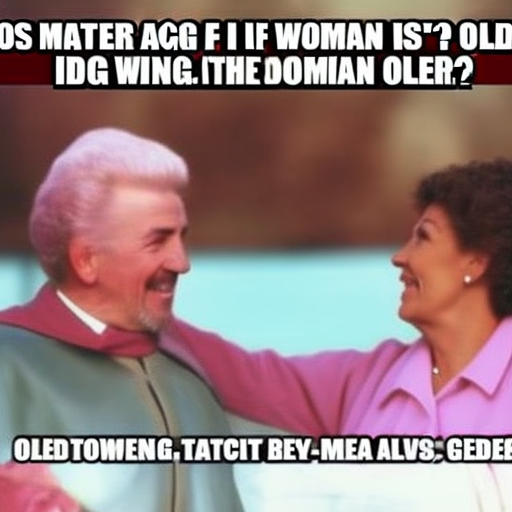 Does Age Matter If The Woman Is Older?